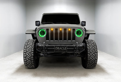 ORACLE Lighting Bi-LED Projector Headlights w/ BC1 Controller: Jeep Gladiator / Wrangler JL (18-24)