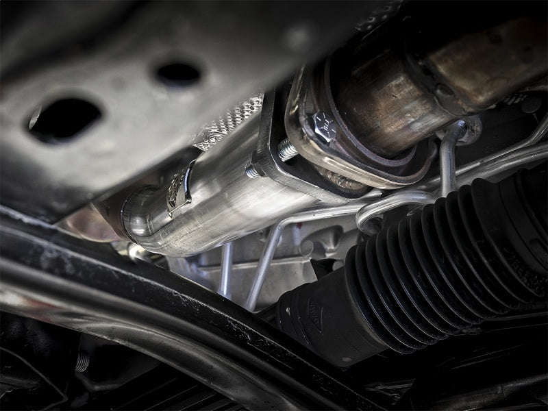 AFE Twisted Steel Loop Delete Pipe: Jeep Gladiator (2020-2025) / Wrangler (2018-2025) 3.6L V6