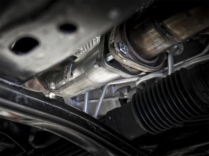 AFE Twisted Steel Loop Delete Pipe: Jeep Gladiator (2020-2025) / Wrangler (2018-2025) 3.6L V6