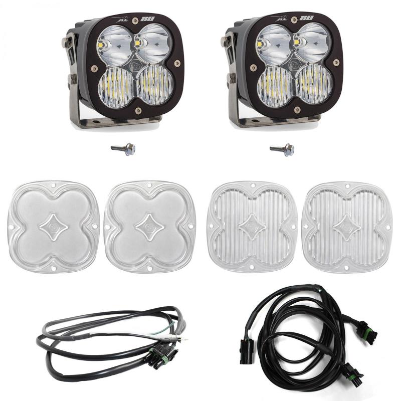 Baja Designs 2021+ Ford Bronco A Piller Light Kit XL80 D/C w/Upfitter | Ford Bronco (21-26) (447751UP)