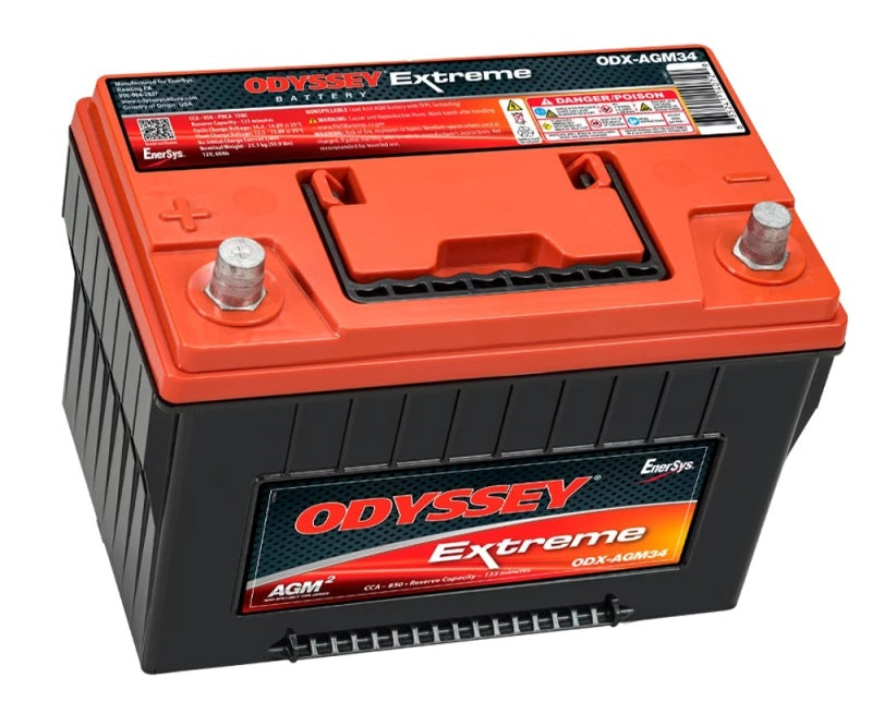 Odyssey Heavy Duty AGM Battery (34-PC1500T) | Jeep Wrangler JK (07-18) (ODX-AGM34)