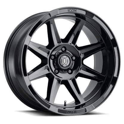 ICON 20x10 6x5.5 -24mm 4.5in BS Gloss Black Wheel | Ford Bronco (21-26) (6020108345GB)