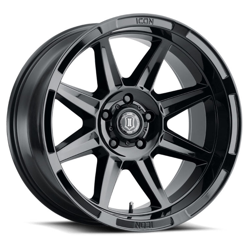 ICON 20x10 6x5.5 -24mm 4.5in BS Gloss Black Wheel | Ford Bronco (21-26) (6020108345GB)