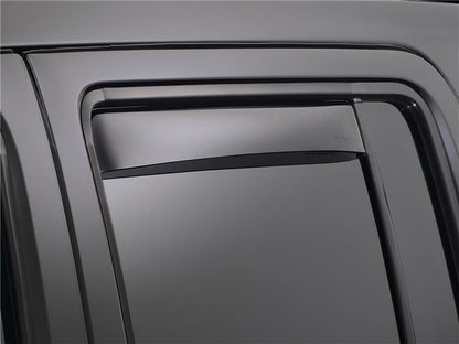 WeatherTech Rear Side Window Deflectors | Toyota Tacoma (05-15) Dark Smoke (81389)