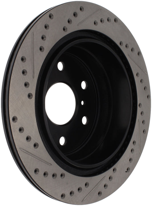 StopTech 127.66065L Rear Left Drilled Disc Brake Rotor for 07-20 Escalade Tahoe