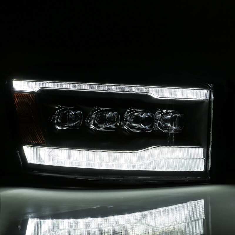 AlphaRex NOVA LED Projector Headlights (Black): Dodge Ram 1500 (06-08) & 2500/3500 (06-09)
