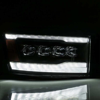 AlphaRex NOVA LED Projector Headlights (Black): Dodge Ram 1500 (06-08) & 2500/3500 (06-09)