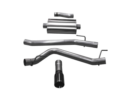Corsa Sport Cat-Back Exhaust System (Side Exit w/ Black Tip): Jeep Gladiator 3.6L V6 2020 - 2025