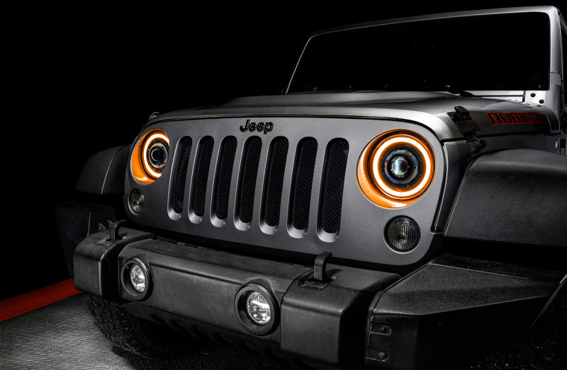 ORACLE Lighting Oculus 7in Switchback Bi-LED Projector Headlights: Jeep Wrangler (07-17) / JK (18)