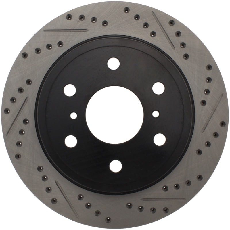 StopTech Rear Drilled Disc Brake Rotor | Chevrolet Silverado 1500 (19-26) / GMC Sierra 1500 (19-26) (127.66065R)