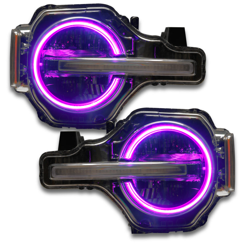 ORACLE Lighting 2021 Ford Bronco DRL w/ Halo Kit ColorSHIFT RF Ctrl | Bronco VI (U725) (1468-330)