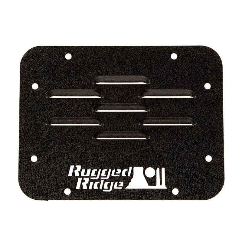 Rugged Ridge Tire Carrier Delete Plate: Fits Most Jeep Wrangler Models (2007-2018)