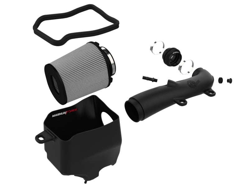 aFe POWER Magnum FORCE Stage-2 Cold Air Intake Pro DRY S Filter (F&R): Jeep Wrangler JL 2018-26 / Gladiator JT 2020-24 3.6L (54-13078D)
