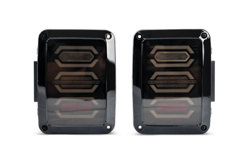 DV8 Offroad Octagon LED Tail Light: Jeep Wrangler JK 2007-2018