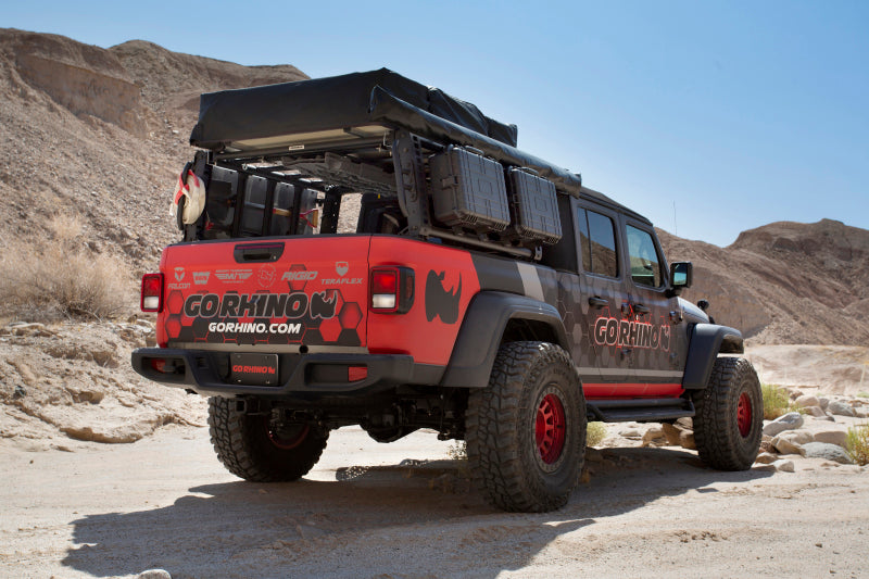Go Rhino XRS Overland Xtreme Rack (BLACK): Fits Most Jeep Gladiator Models (2018-2026)