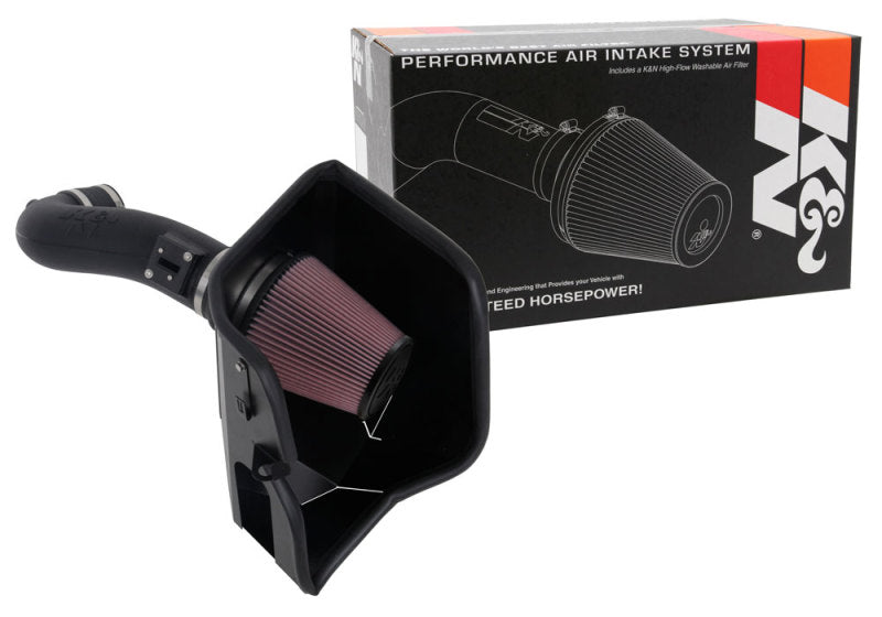 K&N 2019+ Chevrolet 1500 5.3L / 6.2L V8 F/I AirCharger Performance Intake System | Chevrolet 1500 (19+)