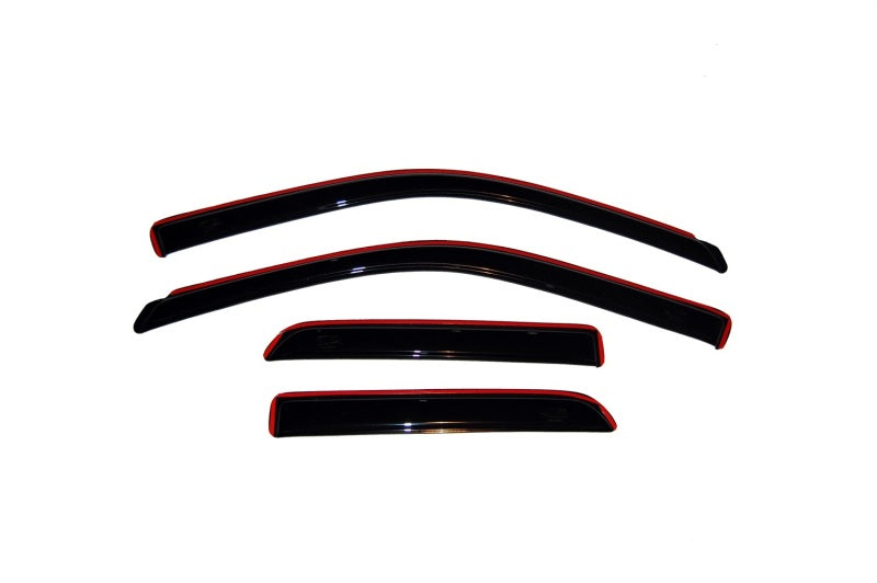 AVS Ventvisor In-Channel Window Deflectors (4PC, Smoke): Dodge RAM 1500 Quad Cab 2009 - 2018