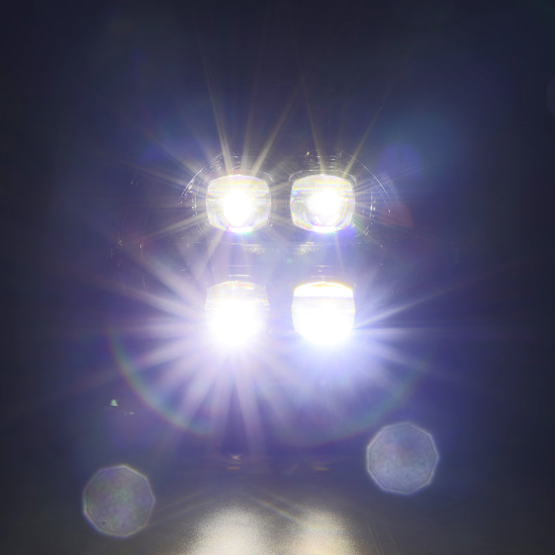 AlphaRex NOVA LED Projector Headlights (Alpha-Black): Jeep Wrangler (18-25) / Gladiator (20-25)