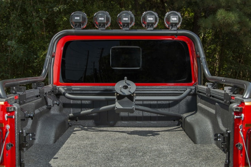 Rugged Ridge Bed Mount Spare Tire Carrier: Fits Most Jeep Gladiator Models (2018-2026)