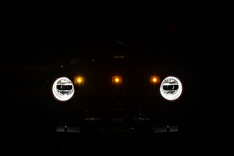 DV8 Offroad Amber Marker Lights: Jeep Wrangler (18-21) / Wrangler JK (18)