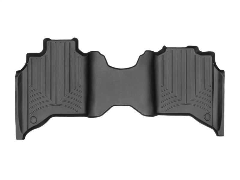 WeatherTech FloorLiner Rear Floor Mats (Black): Ram 2500 & 3500 2019 - 2025 (w/ 1st Row Bench)