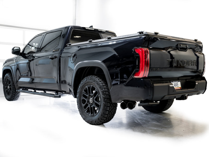 AWE 0FG Dual Diamond Black Tips Exhaust | Toyota Tundra (22-26) (3015-33063)