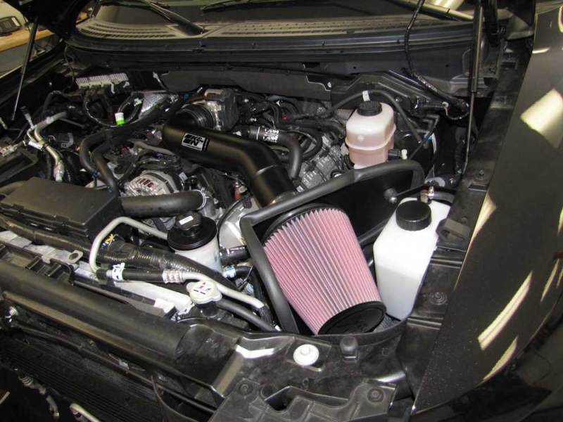 K&N 10-12 Ford F150 SVT Raptor 6.2L V8 High Flow Performance Intake Kit | Ford F150 (10-12) (77-2579KTK)
