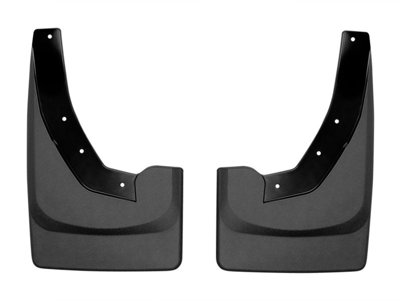 WeatherTech Rear MudFlaps (2PC, Black): Ram 6.2L 1500 TRX 2021 - 2024