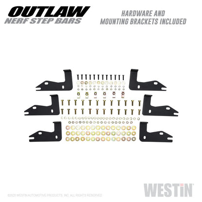 Westin Textured Black Nerf Step Bars: Jeep Gladiator 2020-2024