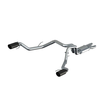MBRP T409 3in Dual Rear Exit Resonator Back Exhaust | Ford F150 Raptor (17-20) (S5264409)
