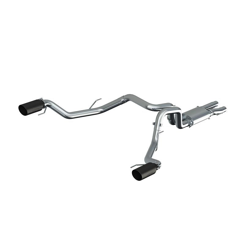MBRP T409 3in Dual Rear Exit Resonator Back Exhaust | Ford F150 Raptor (17-20) (S5264409)