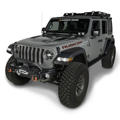 Rugged Ridge Arcus Front Bumper w/ Overrider | Jeep Gladiator JT / Wrangler JK / JL (18-26) (11549.05)