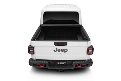 Rugged Ridge Armis Soft Rolling Bed Cover: Jeep Gladiator (18-26) - Matte Black Fabric