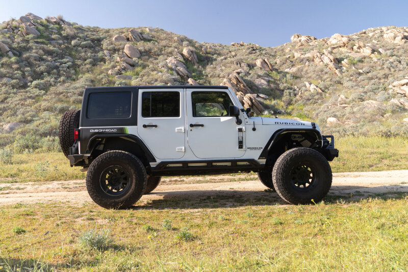 DV8 Offroad Rock Sliders | Jeep Wrangler JK 4-Door (07-18) (SRJK-07)