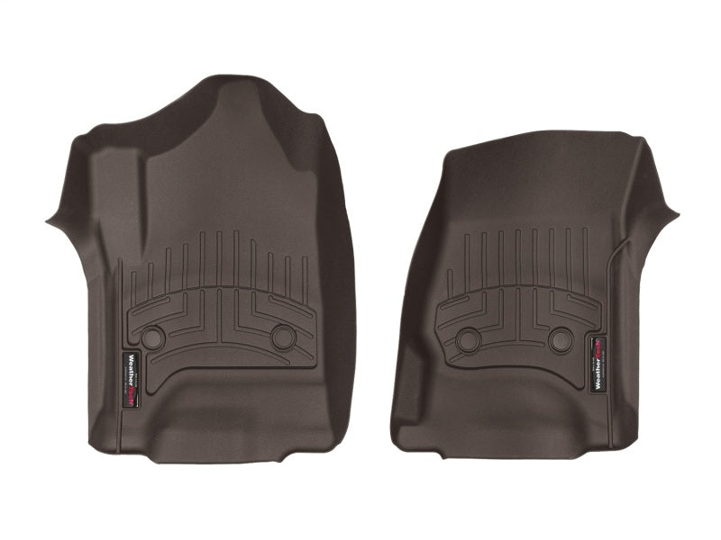 WeatherTech 14+ Chevy Silverado Front FloorLiners | Chevrolet Silverado 1500/2500HD/3500HD (19-26) / GMC Sierra 1500/2500HD/3500HD (19-26) (476071)