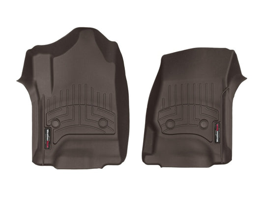 WeatherTech 14+ Chevy Silverado Front FloorLiners | Chevrolet Silverado 1500/2500HD/3500HD (19-26) / GMC Sierra 1500/2500HD/3500HD (19-26) (476071)