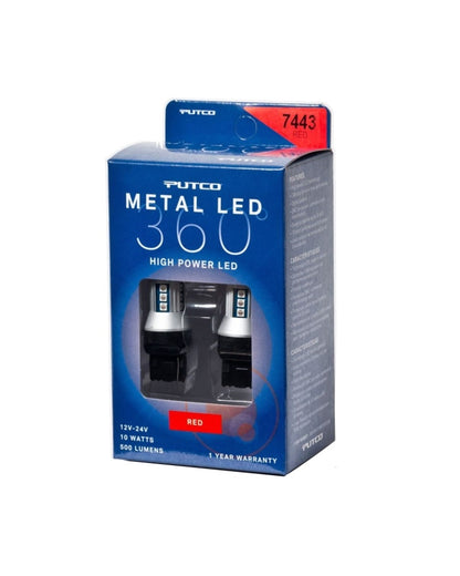 Putco 360° Metal LED Bulb | Ford Ranger (19-26) Red