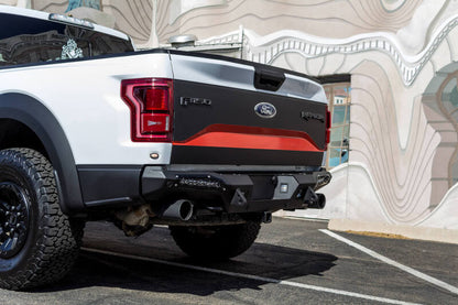 Addictive Desert Designs HoneyBadger Rear Bumper w/ 10in SR LED Mounts | Ford F-150 Raptor (17-20)