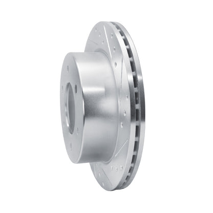 R1 19-25 Ford Bronco Rear Drilled & Slotted Silver Brake Rotor | Ford Ranger / Bronco (19-26) (631-54276R)