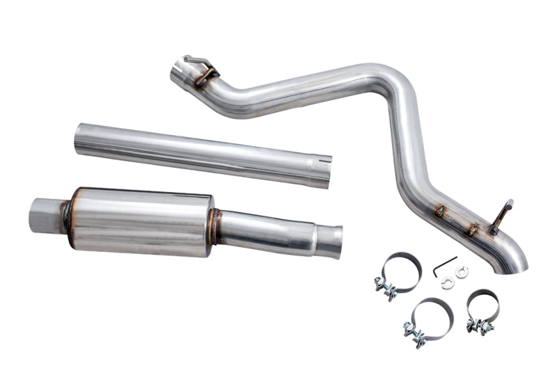 AWE Trail Edition Cat-Back Exhaust (Single Turn-Down Exit): Jeep Wrangler JL 2.0L Turbo 2018 - 2025