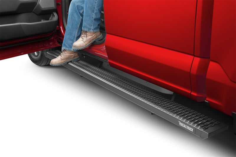 N-Fab Growler Fleet Cab Length Running Boards | Ford F-150 / F-250 / F-350 / F-150 Raptor / F-150 Lightning (15-19 / 17-19 / 22-26) (GFF15CC-TX)