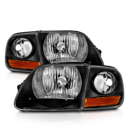 ANZO Crystal Headlight Set w/ LED Parking Light | Ford F150 (97-03) (111460)