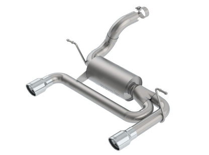Borla ATAK Axle-Back Exhaust System (Polished Tips): Jeep Wrangler JL 3.6L V6 2018 - 2025