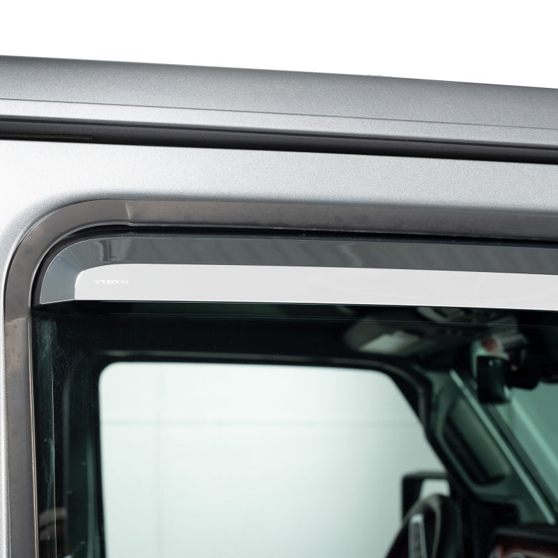 Putco 10-20 RAM 2500/3500 Set of 2 Chrome Window Visors | Ram 2500/3500 (09-24) (480138)