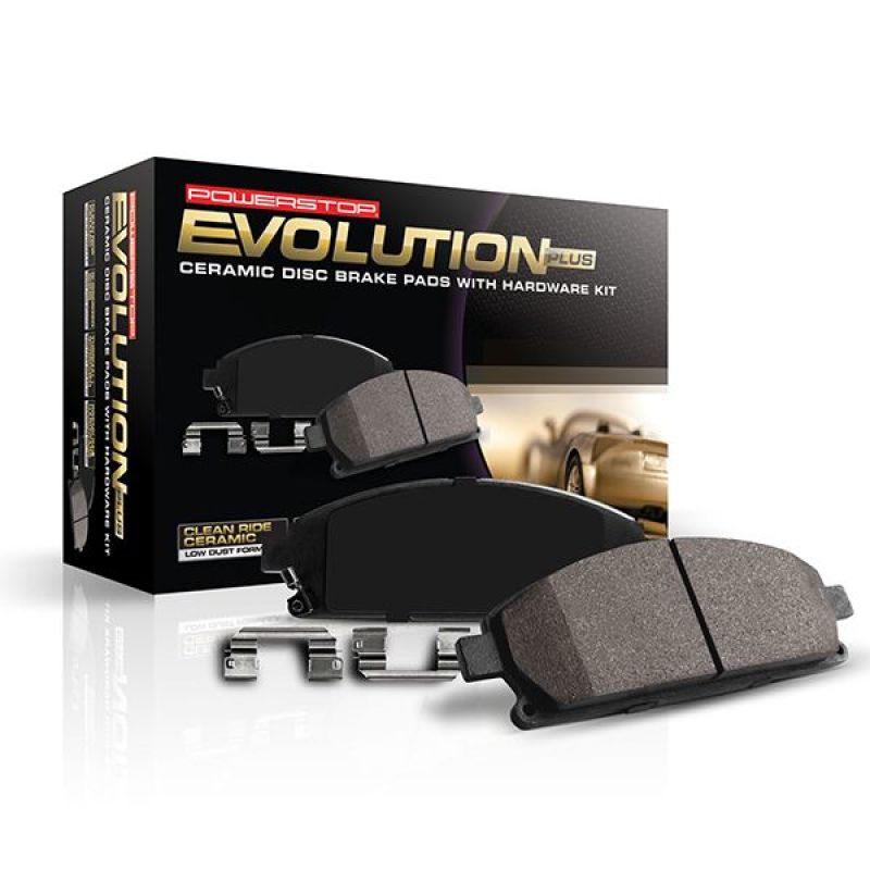 PowerStop Z17 Evo Ceramic Brake Pads | Chevrolet Silverado 2500HD/3500HD / GMC Sierra 2500HD/3500HD (20-26) Front & Rear (17-2250)