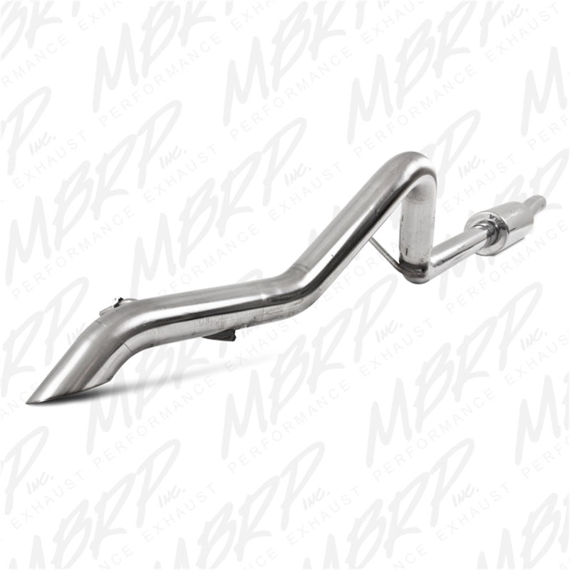 MBRP XP Series Off Road Cat-Back Exhaust T409 SS (REAR): Jeep Wrangler JK 2007-2011 3.8L
