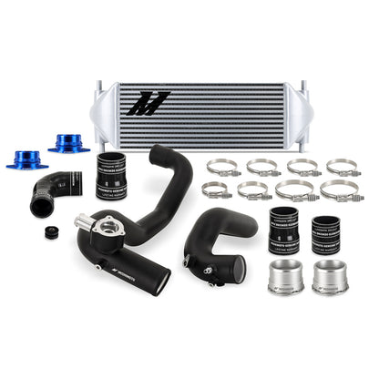 Mishimoto 2.3L Intercooler Kit | Ford Bronco (21-26) | Black Pipes/Silver Core (MMINT-BR23-21KBSL)