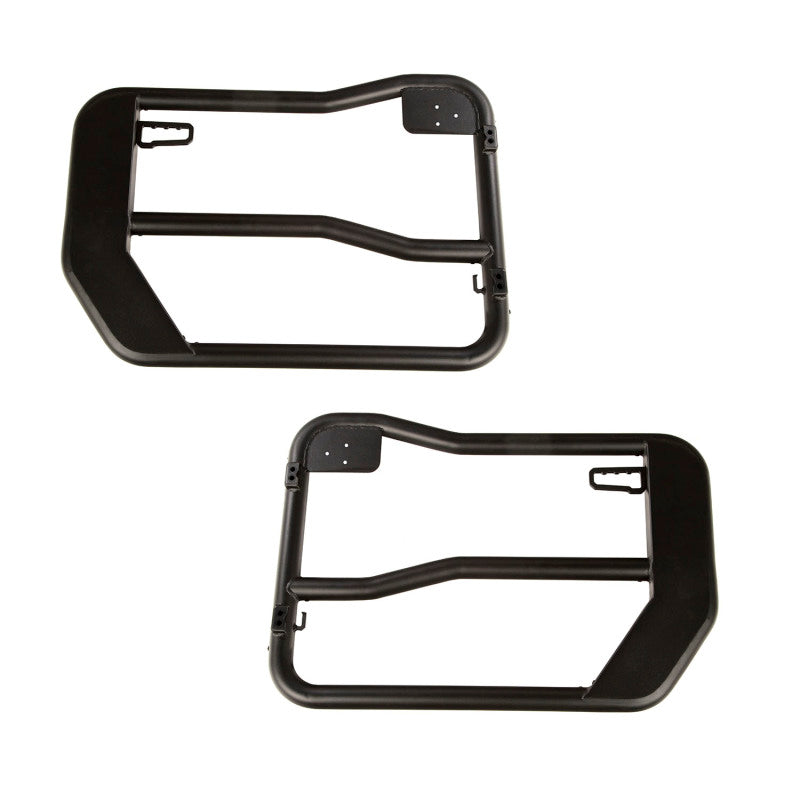 Rugged Ridge Front Fortis Tube Doors (PAIR): Jeep Wrangler JL / Gladiator JT 2018-26 / 20-24
