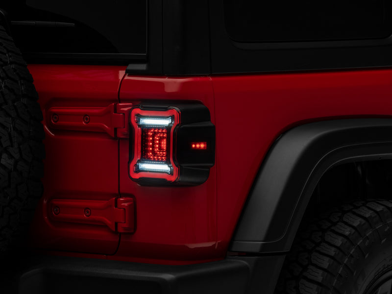 Raxiom Axial Series Plateau LED Tail Lights | Jeep Wrangler JL/JK (18-26/07-18) (J150581-JL)