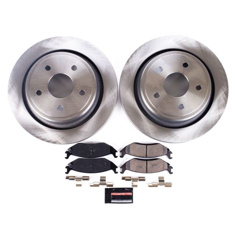 PowerStop Z17 Rear Brake Kit: Dodge Durango (04-09) / Dodge Ram (03-10) / Ram 1500 (11-26)